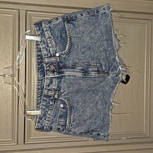 Divided high waist Jean shorts size 6